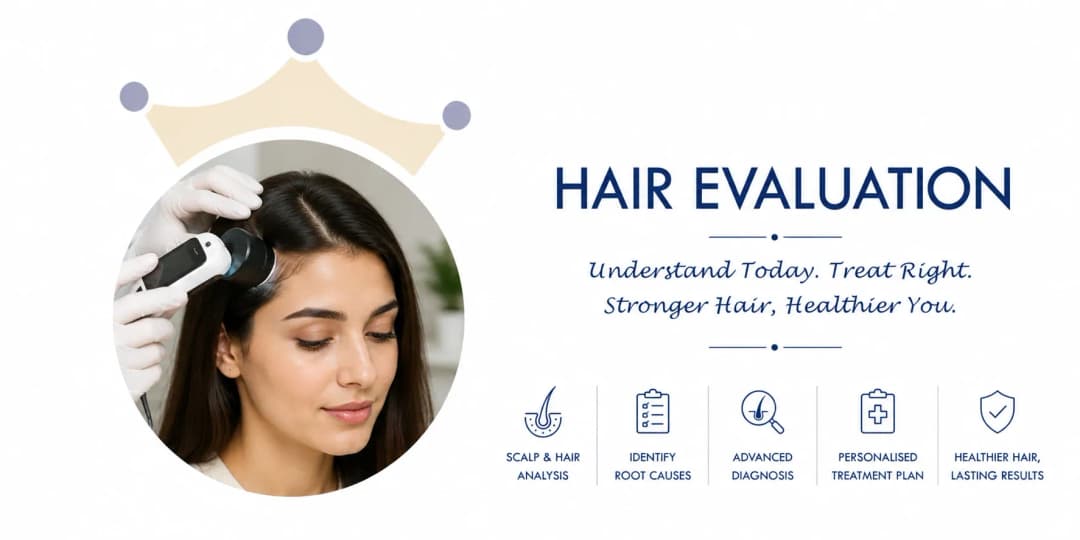 Hair fall evaluation trichoscopy